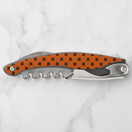 Tire-bouchon Black cross stitches (Dos)