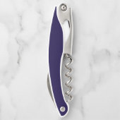 Tire-bouchon Bleu de marine solide (Dos)