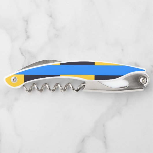 Tire-bouchon Bleu jaune (Dos)