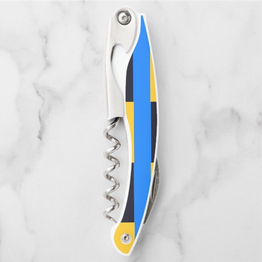 Tire-bouchon Bleu jaune (Devant)