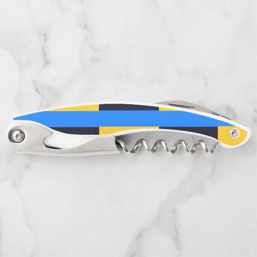 Tire-bouchon Bleu jaune (Devant)