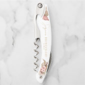 Tire-bouchon Boho Oasis Floral Mariage Bridesmaid ID959 (Devant)