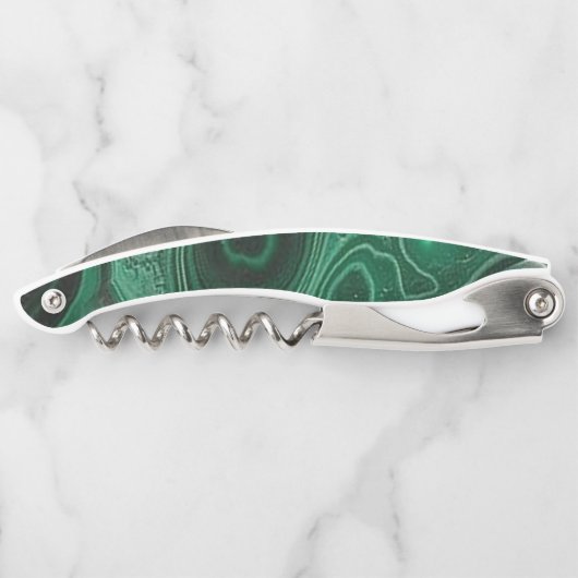 Tire-bouchon Boîtier iPhone Case-Mate Malachite Geode (Dos)