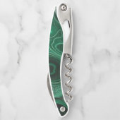 Tire-bouchon Boîtier iPhone Case-Mate Malachite Geode (Dos)