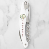 Tire-bouchon Bouquet de roses blanches (Dos)