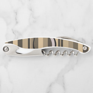 Tire-bouchon Bouteille à bouchon Brown et beige