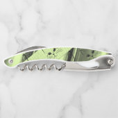 Tire-bouchon Bouteille de bouchon Ouverture Chats Chatons Vert (Dos)