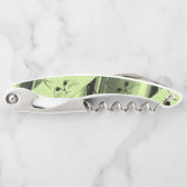 Tire-bouchon Bouteille de bouchon Ouverture Chats Chatons Vert (Devant)