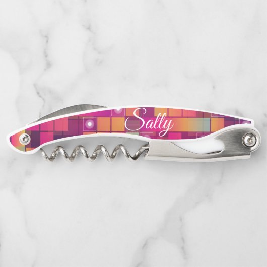 Tire-bouchon Bouteille de bouteille à bouchon Pastel (Dos)