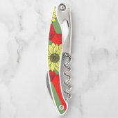 Tire-bouchon Bouteille de bouteille à bouchon tournesol (Dos)