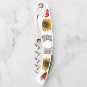 Tire-bouchon Bouteille de bouteille à bouchon tournesol (Devant)