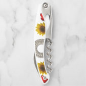 Tire-bouchon Bouteille de bouteille à bouchon tournesol (Dos)