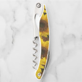 Tire-bouchon Bouteille de bouteille à bouchon tournesol (Devant)