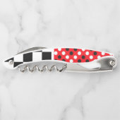 Tire-bouchon Bouteille de bouteille de bouteille rouge noir (Dos)