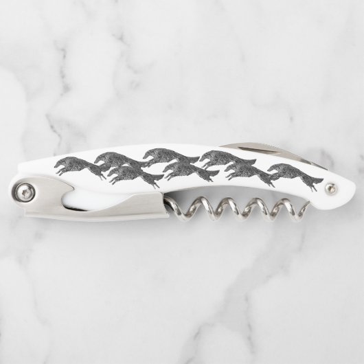 Tire-bouchon Bouton de Borzoi (Devant)