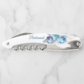 Tire-bouchon Bridesmaid Rose bleu (Dos)