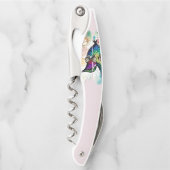 Tire-bouchon Brushstroke Bird Art (Devant)