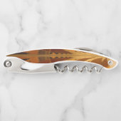 Tire-bouchon Burgandy et Gold Art Déco (Devant)