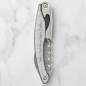 Tire-bouchon Cadeau personnalisé Groomsman (Dos)