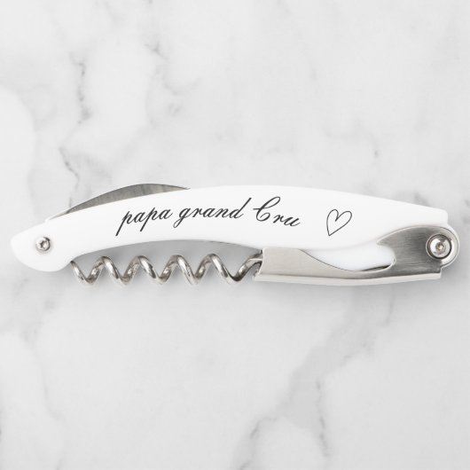 Tire-bouchon Cadeau pour grand-père avec Tex manuscrit personna (Dos)