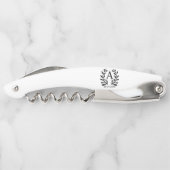 TIRE-BOUCHON CADEAUX DE GARÇON D'HONNEUR MONOGRAMME ANNÉE DATE  (Dos)