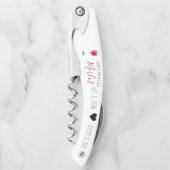 Tire-bouchon Cadeaux de mariage | Vin-tire personnalisé (Devant)