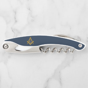 Tire-bouchon Cadeaux maçonniques Freemason Carré et boussole ma