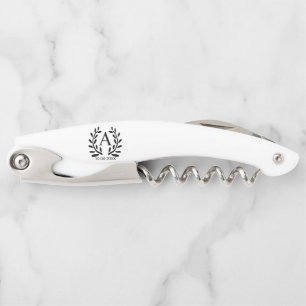 TIRE-BOUCHON CADEAUX MONOGRAMME GARÇON D'HONNEUR ANNÉE DATE NOM