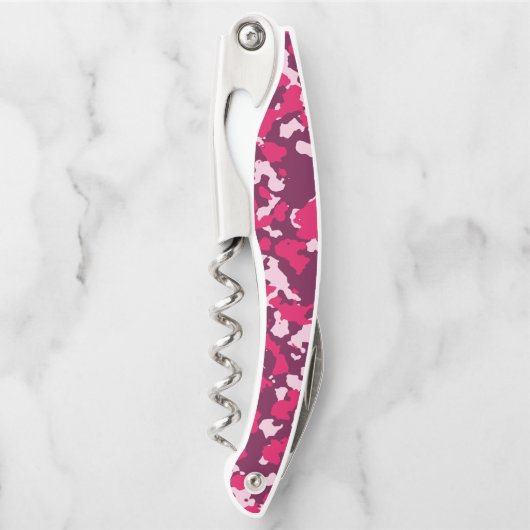 Tire-bouchon Camouflage rose (Devant)