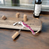 Tire-bouchon Camouflage rose