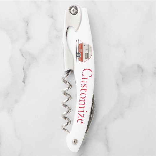 Tire-bouchon Camper Teardrop Classic Retro Thunder_Cove (Devant)