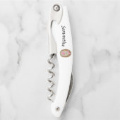 Tire-bouchon Caricature adorable pour fille Hérisson embrasser (Devant)