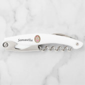 Tire-bouchon Caricature adorable pour fille Hérisson embrasser (Devant)