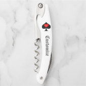 Tire-bouchon Carte Tarot Queen of Spades Thunder_Cove (Devant)