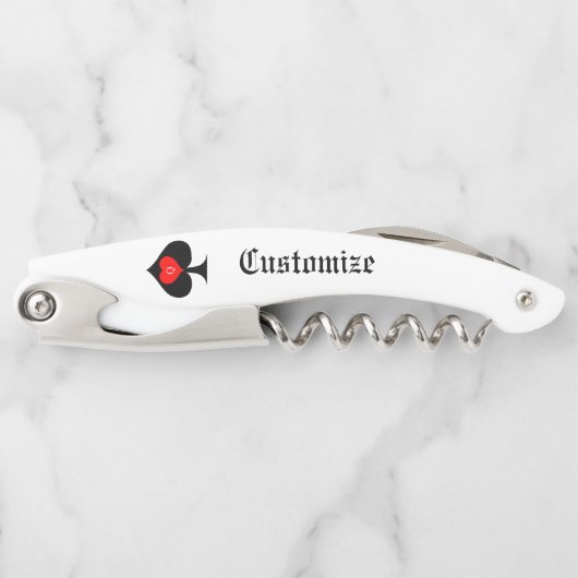 Tire-bouchon Carte Tarot Queen of Spades Thunder_Cove (Devant)