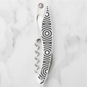 Tire-bouchon Cercles géométriques et Carrés (Devant)