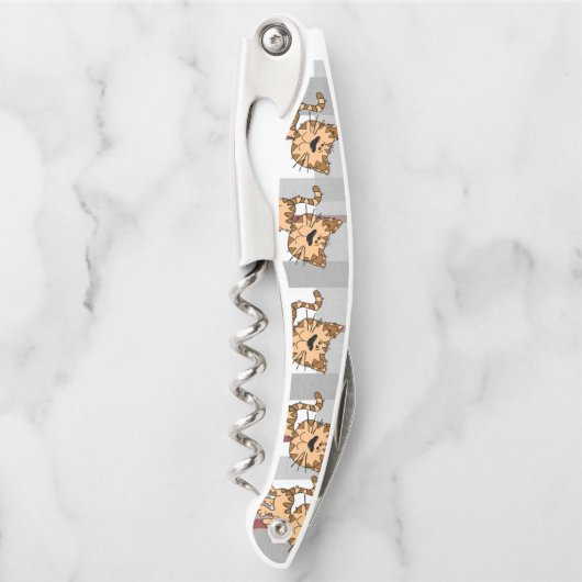 Tire-bouchon Chat d'ouverture de la bouteille à vis (Devant)