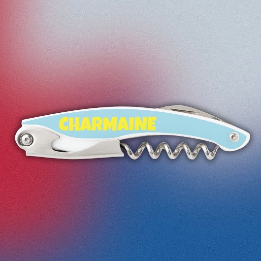 Tire-bouchon Chiens Husky monogrammés s'amusant avec des enfant