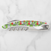 Tire-bouchon Chouette en roses rouges (Dos)