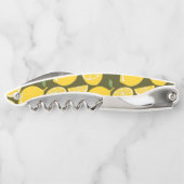 Tire-bouchon Citron Jaune Moderne Amusant mignon (Dos)