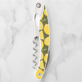 Tire-bouchon Citron Jaune Moderne Amusant mignon (Devant)