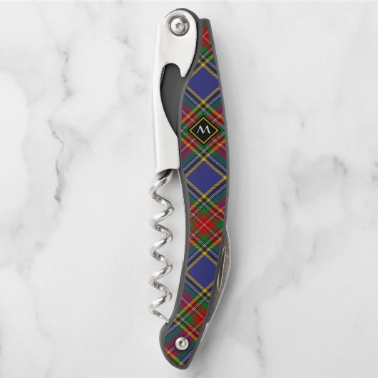Tire-bouchon Clan MacBeth Tartan Waiter's Corkvis (Devant)