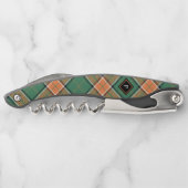 Tire-bouchon Clan Pollock Tartan Waiter's Corkvis (Dos)