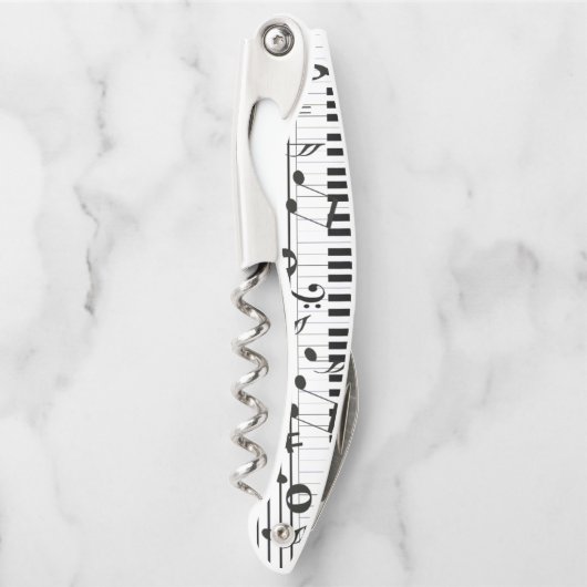 Tire-bouchon Clavier Et Notes (Devant)