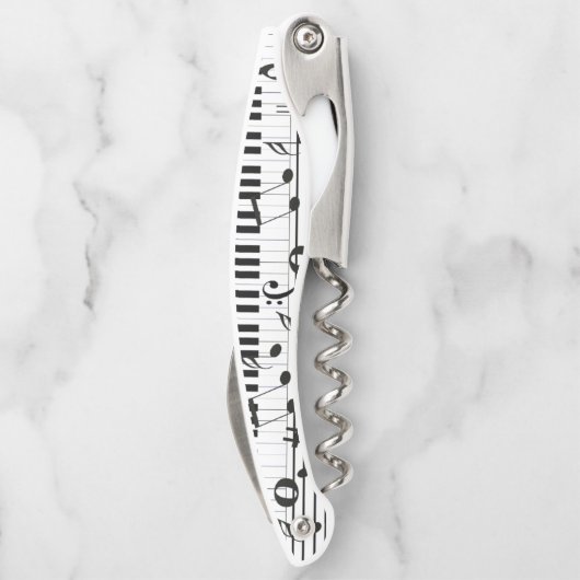 Tire-bouchon Clavier Et Notes (Dos)