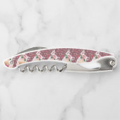 Tire-bouchon Cochon de loup de Waiter avec Rose (Dos)