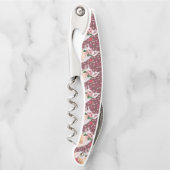 Tire-bouchon Cochon de loup de Waiter avec Rose (Devant)