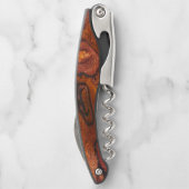 Tire-bouchon Cocobolo (bois) faux finition (Dos)