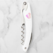 Tire-bouchon coeur rose (Devant)