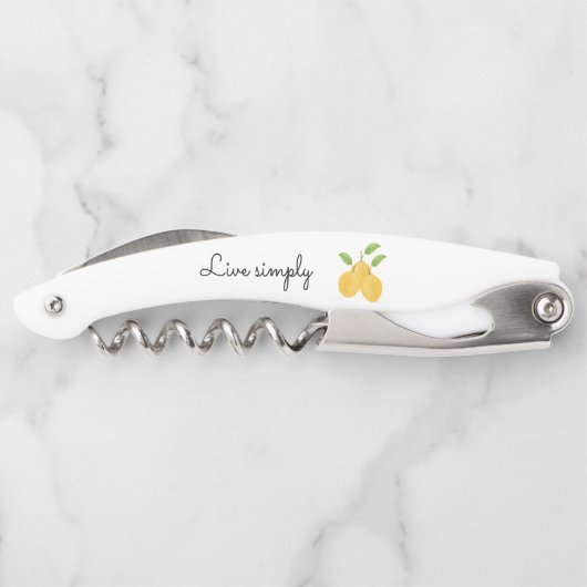 Tire-bouchon Collection Lemon Bloom (Dos)